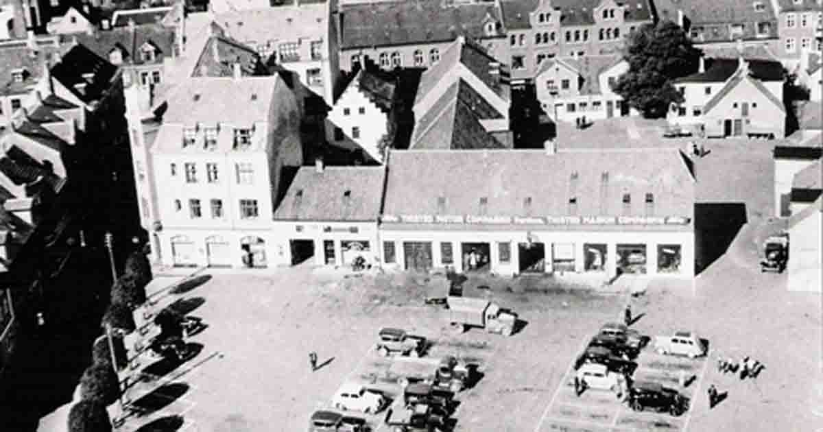 fwThisted 1947. Frederikstorv. Billede modtaget af Jørgen Hundahl, Tilsted